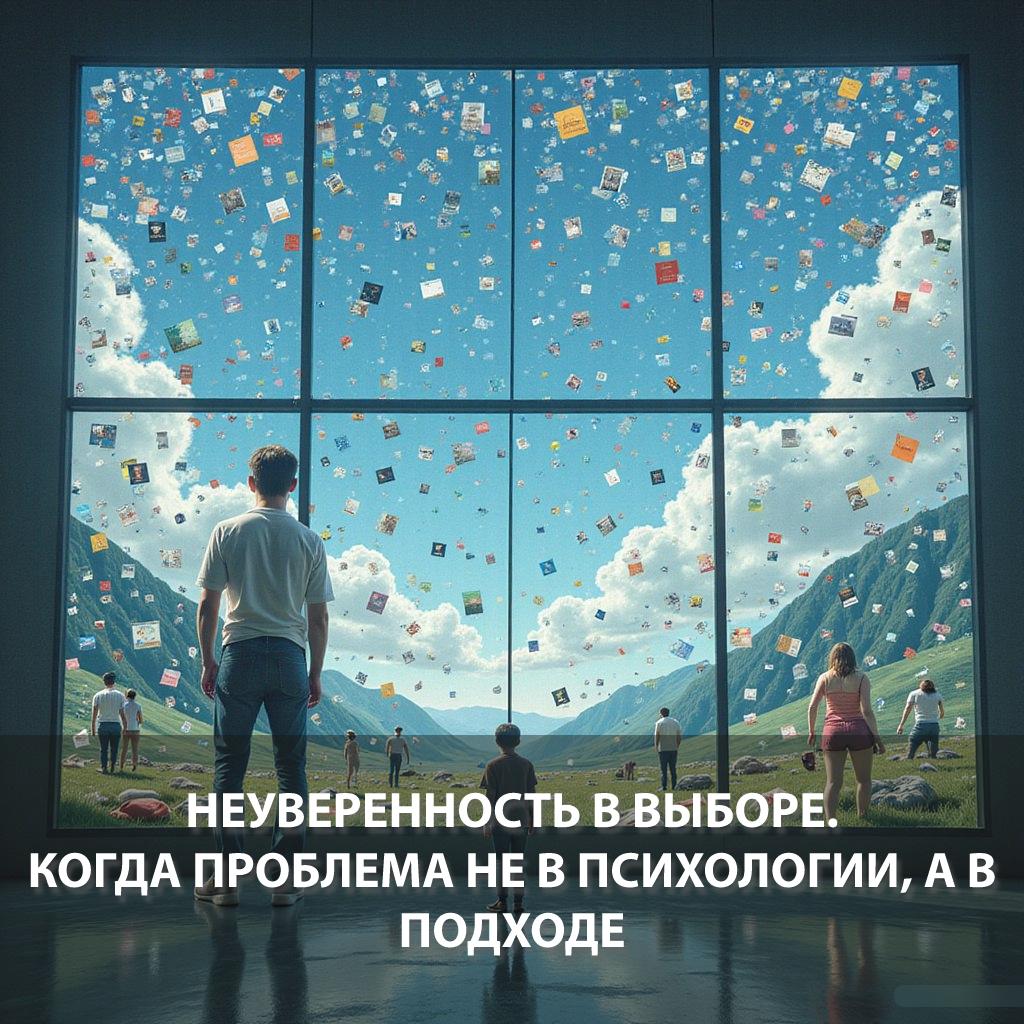 Неуверенность в выборе. Когда проблема не в психологии, а в подходе