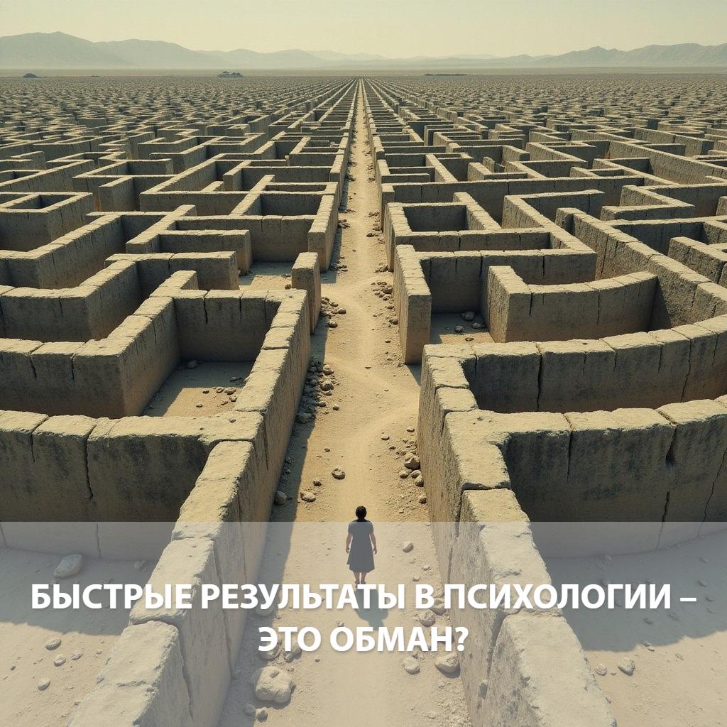 Быстрые результаты в психологии – это обман?