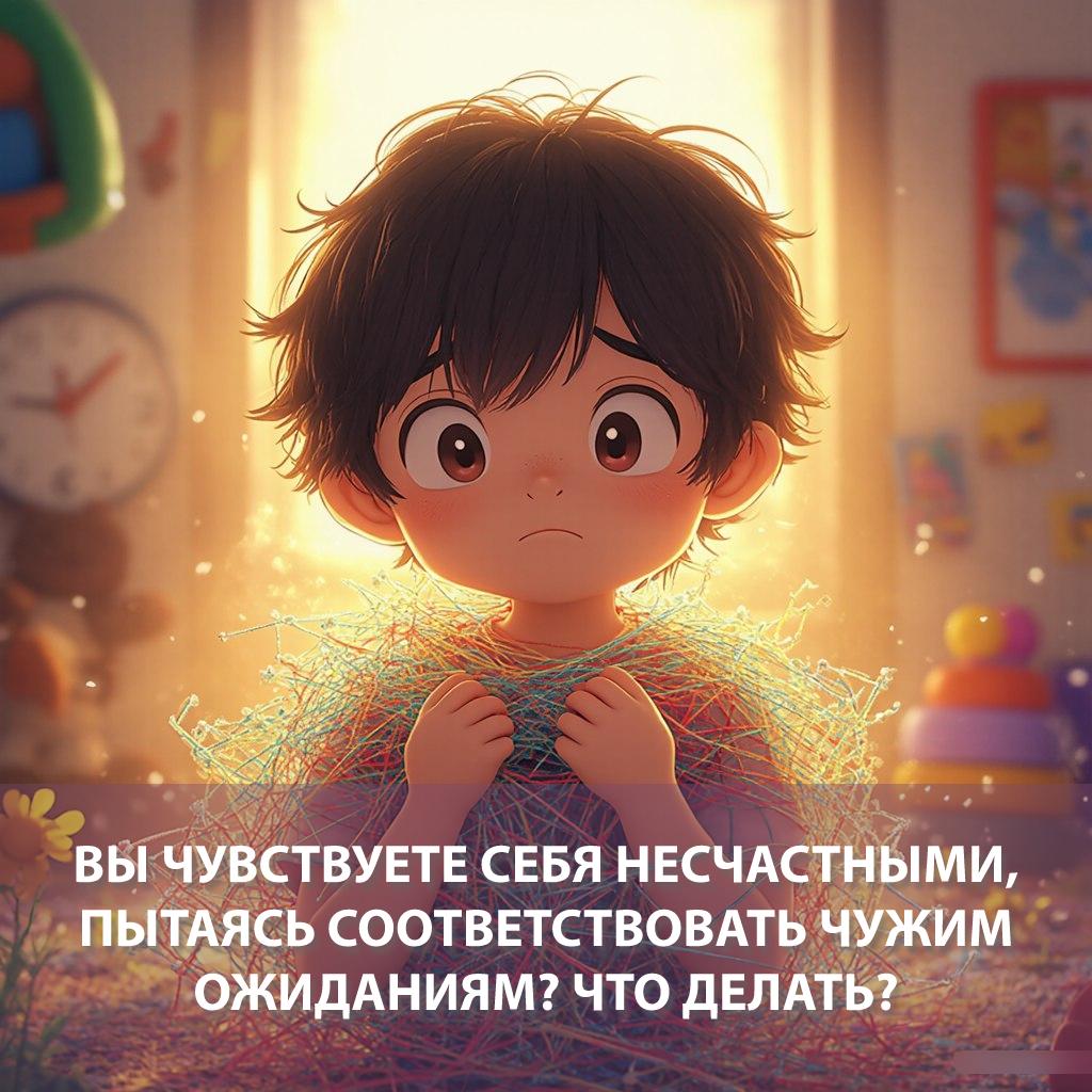 Вы чувствуете себя несчастными, пытаясь соответствовать чужим ожиданиям? Что делать?