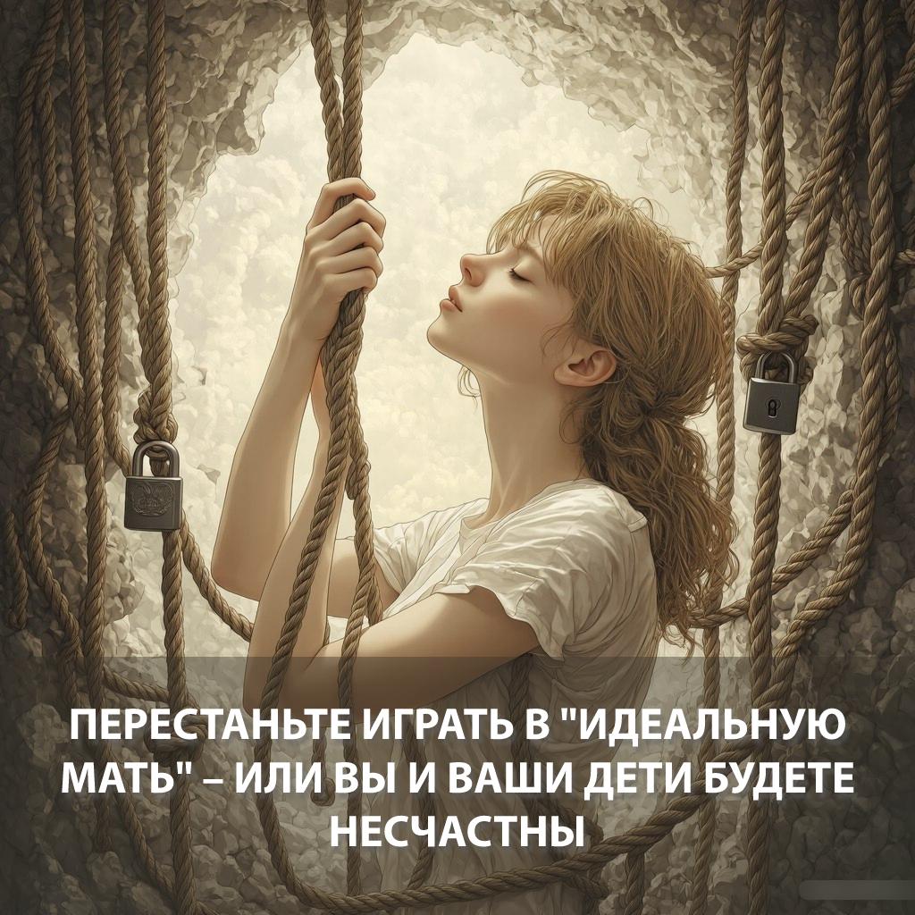 Перестаньте играть в "идеальную мать" – или вы и ваши дети будете несчастны