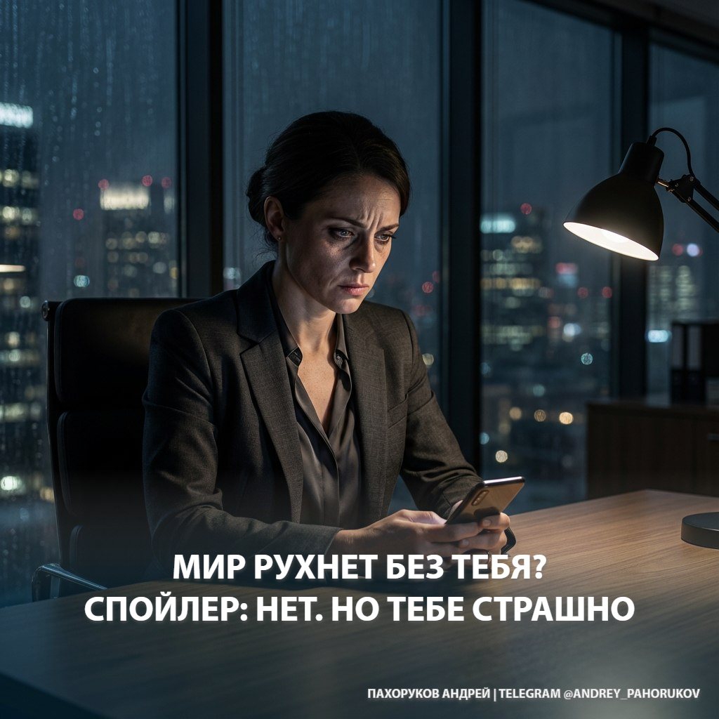 Мир рухнет без тебя? Спойлер: нет, но тебе страшно